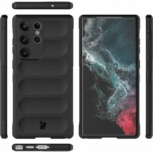 Pancerne etui Bizon Case Tur do Samsung Galaxy S23 Ultra czarne