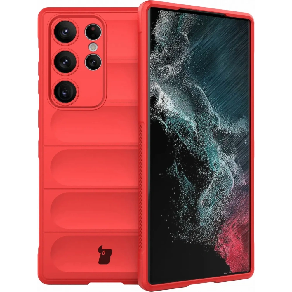 Hurtownia GSM - Pancerne etui Bizon Case Tur do Samsung Galaxy S23 Ultra czerwone - BIZ1744 - {ean13} - Hurt