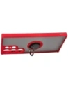 Wholesale Bizon Case Hybrid Ring Samsung Galaxy S23 Ultra smoky with a red frame - BIZ1745 - {ean13} - Hurt