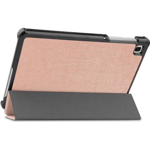 Etui Bizon Case Tab Croc do Samsung Galaxy Tab A7 Lite różowozłote