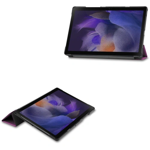 Etui Bizon Case Tab Croc do Samsung Galaxy Tab A8 2021 ciemnofioletowe