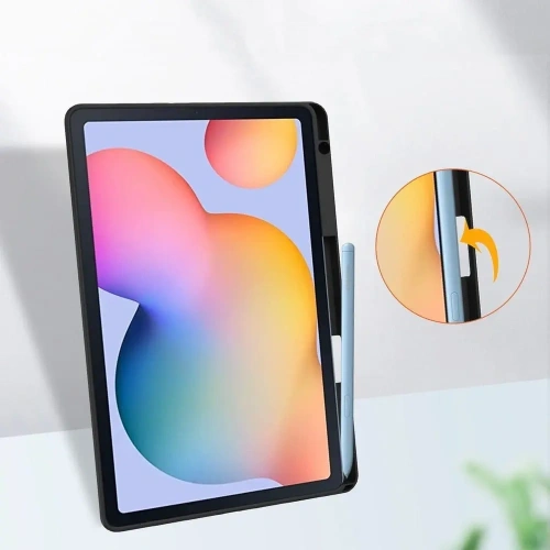 Etui Bizon Case Tab Clear Matt do Samsung Galaxy Tab S6 Lite 2024/2022/2020 czarne