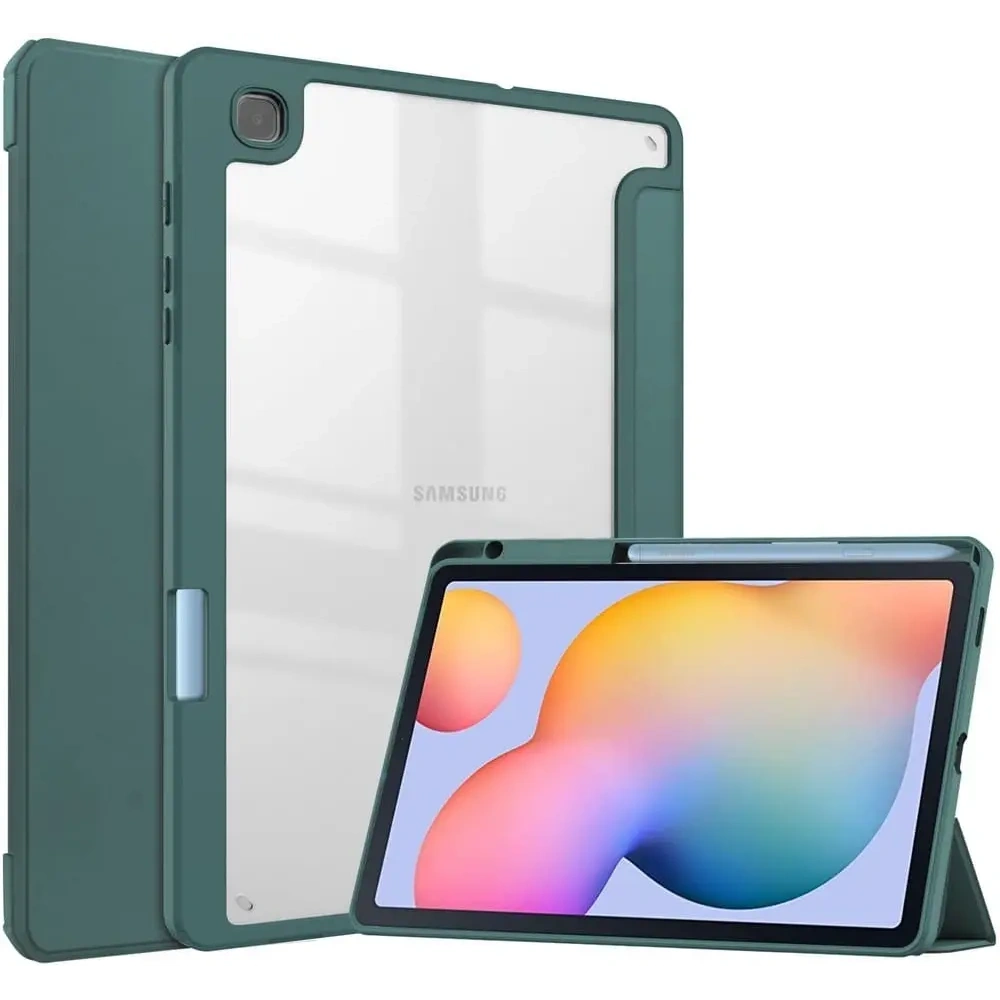 Hurtownia GSM - Bizon Case Tab Clear Matt Samsung Galaxy Tab S6 Lite 2024/2022/2020 verde închis - BIZ1760 - {ean13} - Hurt