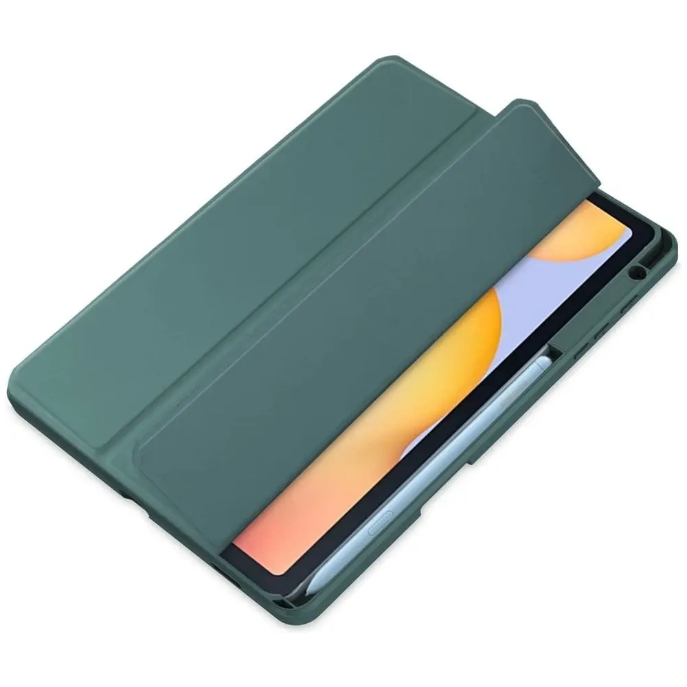 Hurtownia GSM - Bizon Case Tab Clear Matt Samsung Galaxy Tab S6 Lite 2024/2022/2020 verde închis - BIZ1760 - {ean13} - Hurt