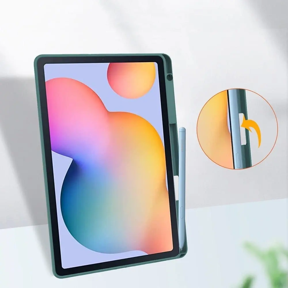 Hurtownia GSM - Bizon Case Tab Clear Matt Samsung Galaxy Tab S6 Lite 2024/2022/2020 sötétzöld - BIZ1760 - {ean13} - Hurt
