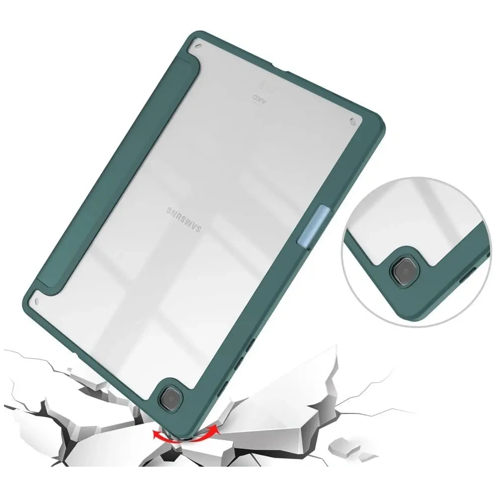 Hurtownia GSM - Bizon Case Tab Clear Matt Samsung Galaxy Tab S6 Lite 2024/2022/2020 verde închis - BIZ1760 - {ean13} - Hurt
