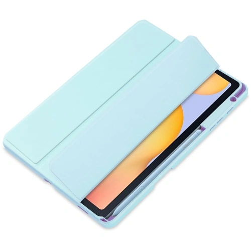 Etui Bizon Case Tab Clear Matt do Samsung Galaxy Tab S6 Lite 2024/2022/2020 błękitne