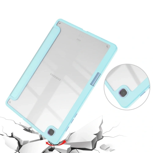 Etui Bizon Case Tab Clear Matt do Samsung Galaxy Tab S6 Lite 2024/2022/2020 błękitne