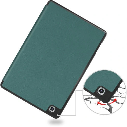 Etui Bizon Case Tab Lizard do Samsung Galaxy Tab S6 Lite 2024/2022/2020 ciemnozielone