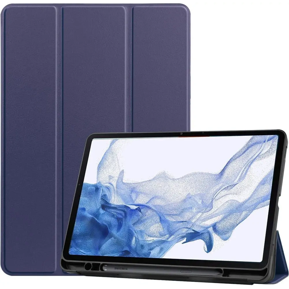 Hurtownia GSM - Bizon Case Tab Lizard Samsung Galaxy Tab S8 / S7 marineblau - BIZ1765 - {ean13} - Hurt