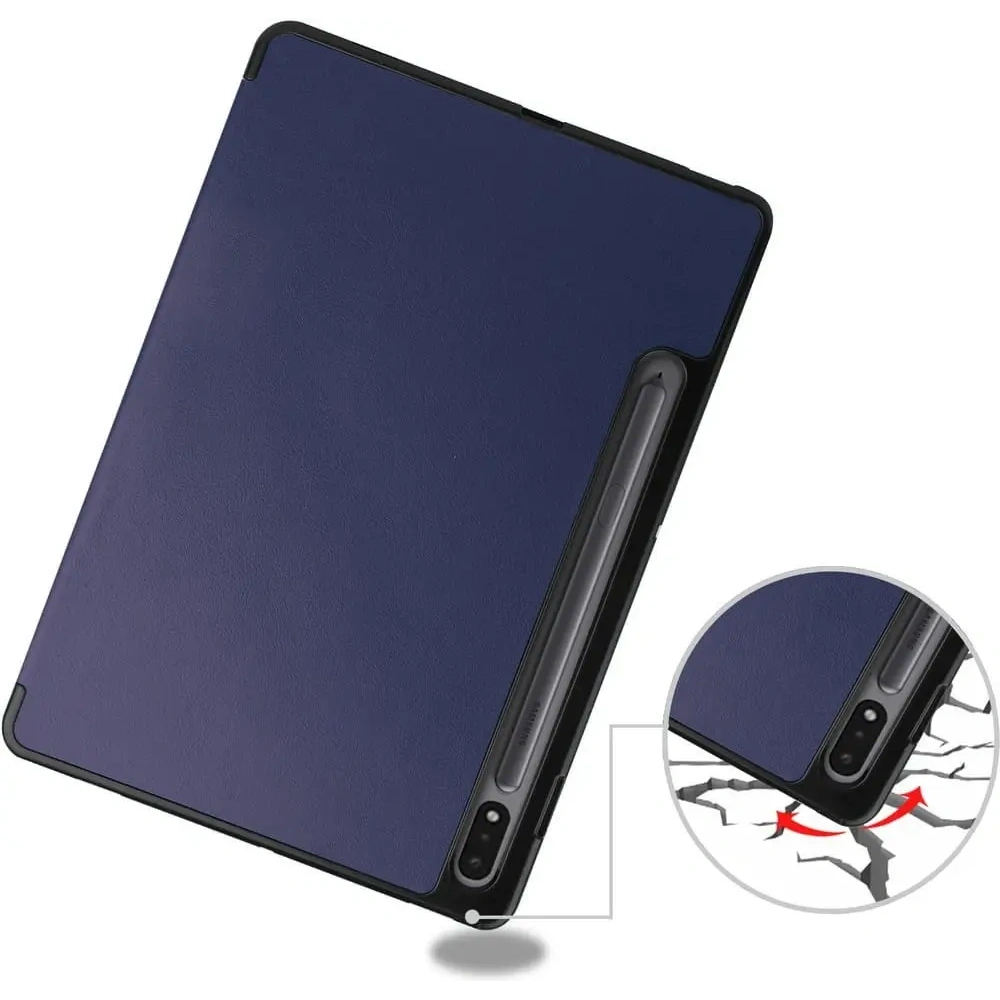 Hurtownia GSM - Bizon Case Tab Lizard Samsung Galaxy Tab S8 / S7 marineblau - BIZ1765 - {ean13} - Hurt