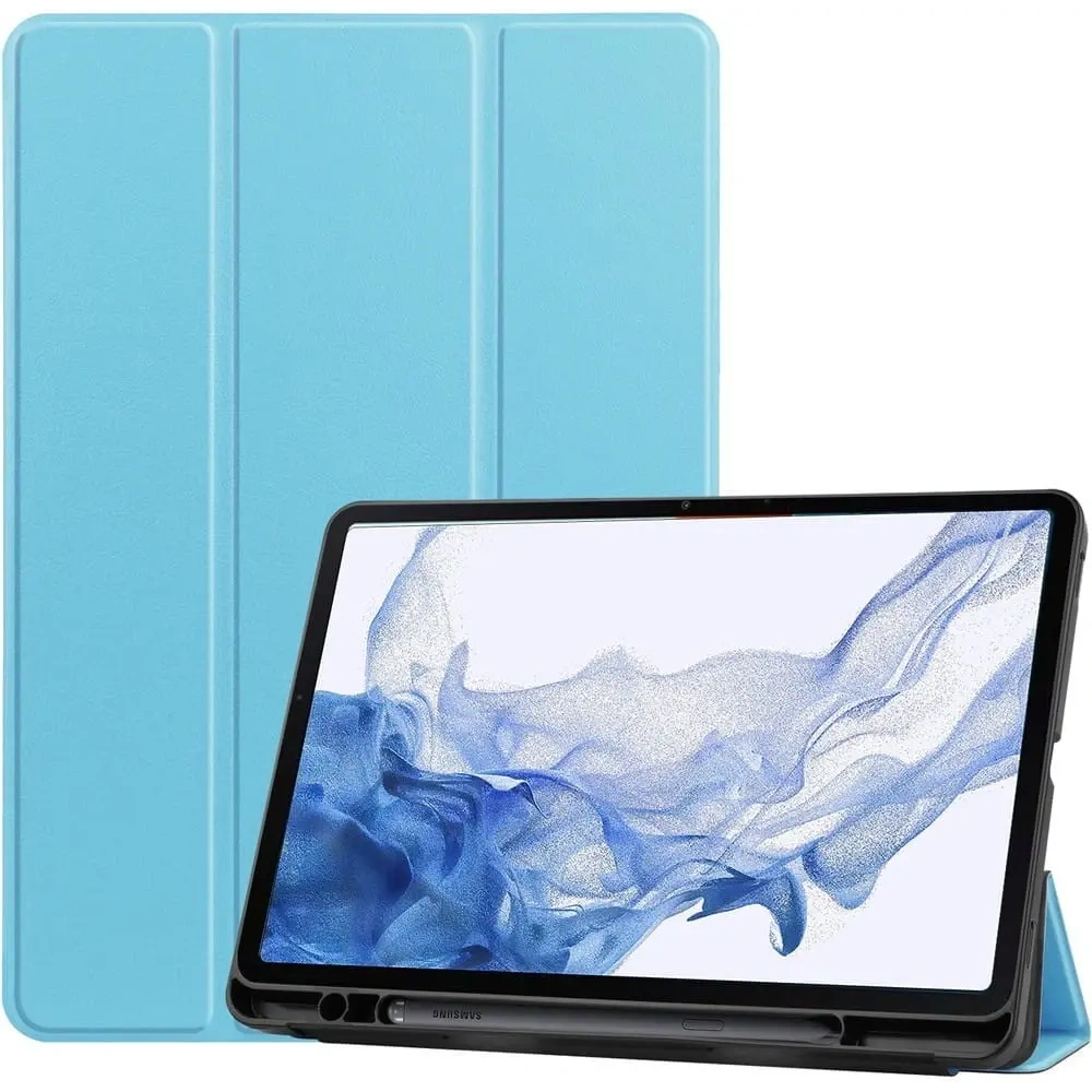 Hurtownia GSM - Bizon Case Tab Lizard Samsung Galaxy Tab S8 / S7 blau - BIZ1767 - {ean13} - Hurt