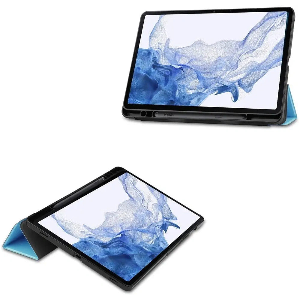 Hurtownia GSM - Bizon Case Tab Lizard Samsung Galaxy Tab S8 / S7 blau - BIZ1767 - {ean13} - Hurt