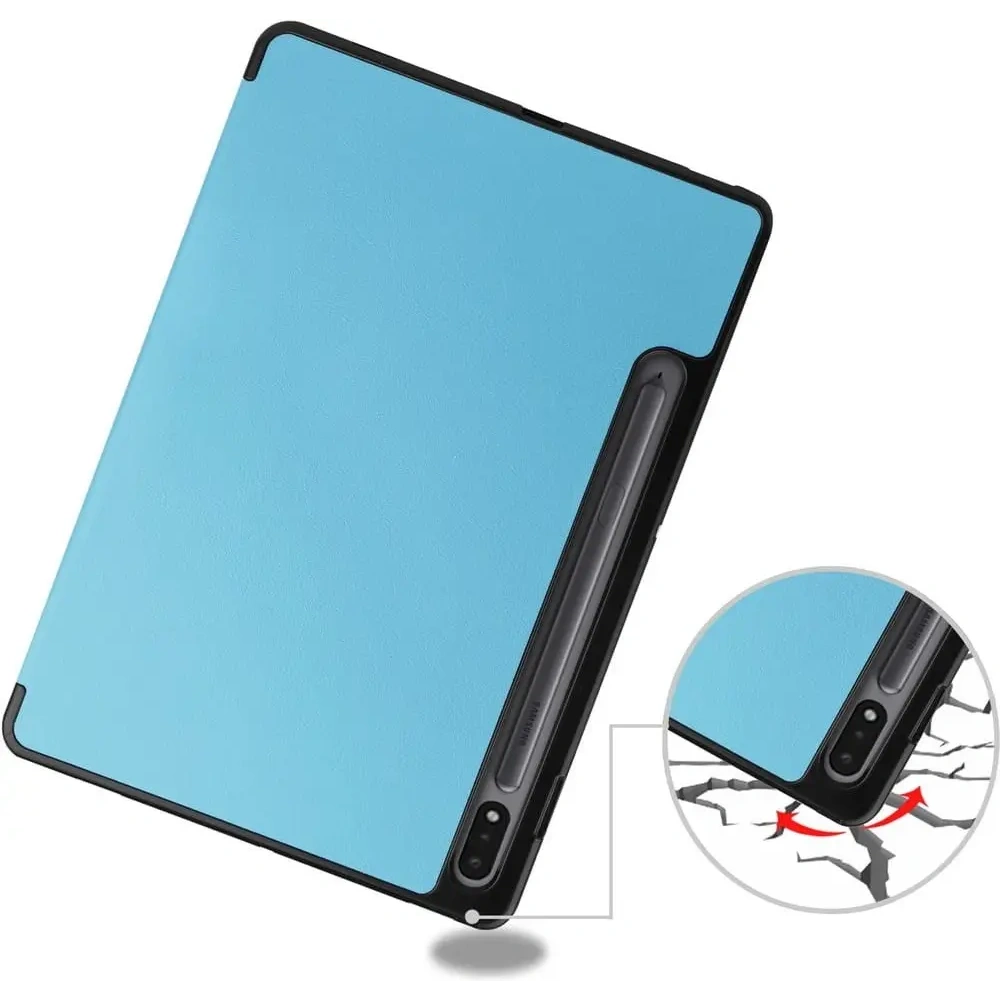Hurtownia GSM - Bizon Case Tab Lizard Samsung Galaxy Tab S8 / S7 blau - BIZ1767 - {ean13} - Hurt
