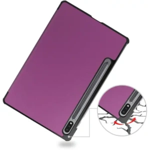 Hurtownia GSM - Bizon Case Tab Croc Samsung Galaxy Tab S8 / S7 sötétlila - BIZ1768 - {ean13} - Hurt