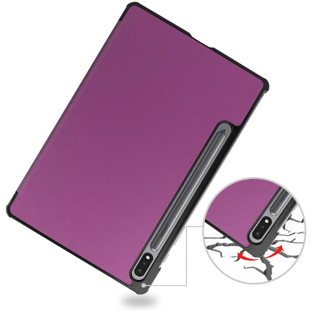 Hurtownia GSM - Bizon Case Tab Croc Samsung Galaxy Tab S8 / S7 violet închis - BIZ1768 - {ean13} - Hurt