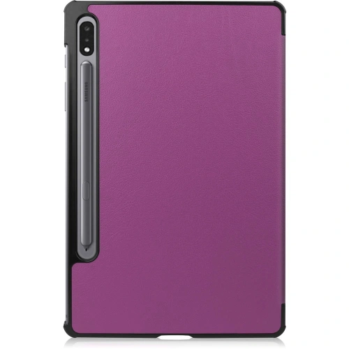 Etui Bizon Case Tab Croc do Samsung Galaxy Tab S8 / S7 ciemnofioletowe