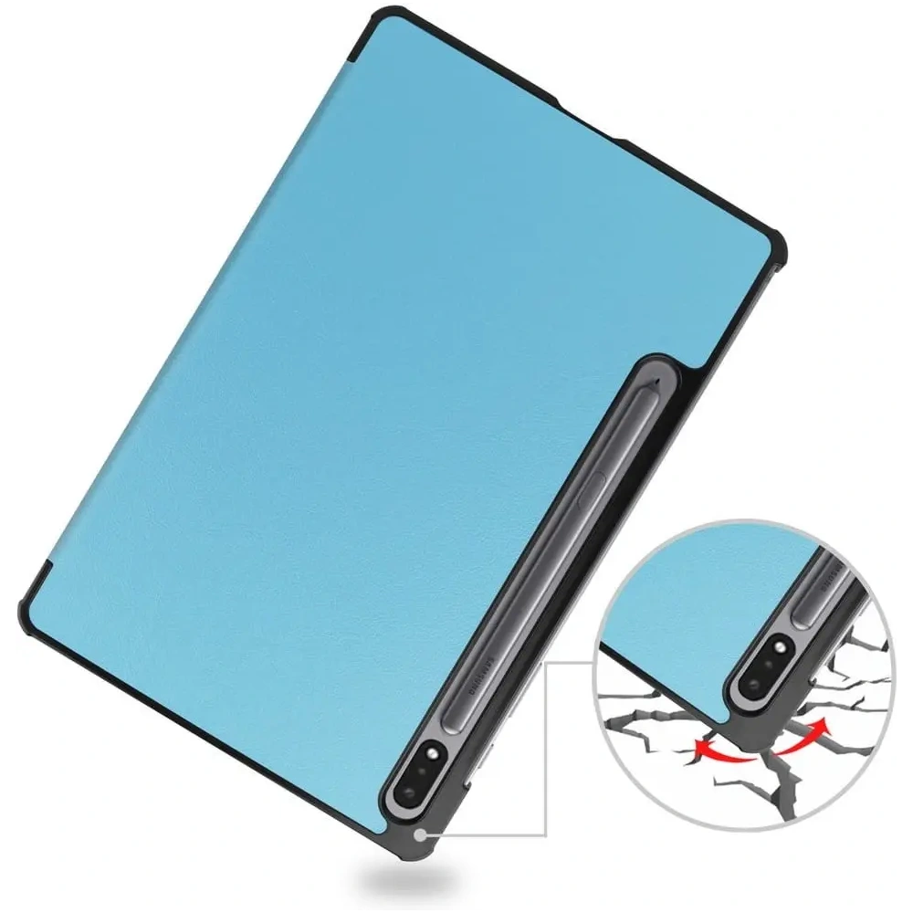 Hurtownia GSM - Bizon Case Tab Croc Samsung Galaxy Tab S8 / S7 blau - BIZ1772 - {ean13} - Hurt