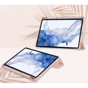 Hurtownia GSM - Caz Bizon Tab Clear Matt Samsung Galaxy Tab S8 / S7 aur roz - BIZ1773 - {ean13} - Hurt