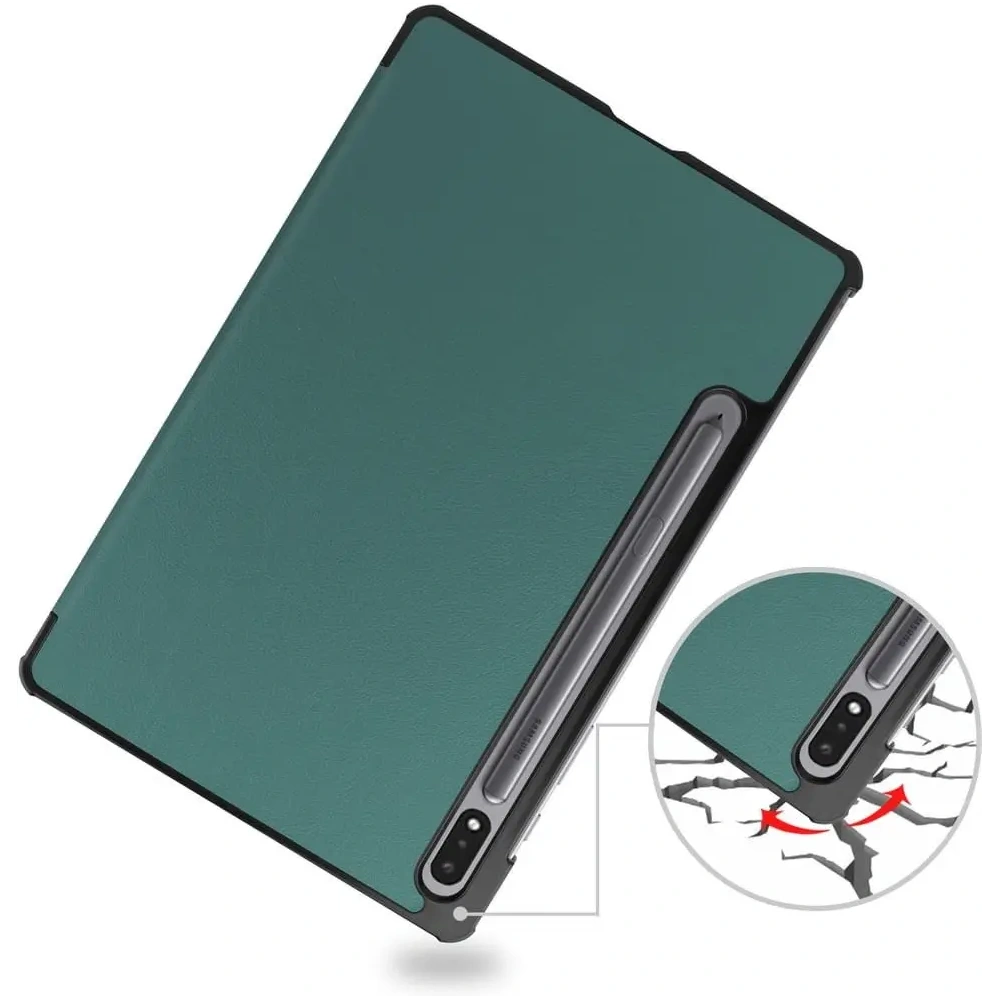 Hurtownia GSM - Bizon Case Tab Croc Samsung Galaxy Tab S8 / S7 dunkelgrün - BIZ1774 - {ean13} - Hurt