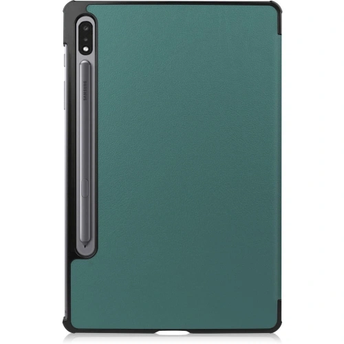 Etui Bizon Case Tab Croc do Samsung Galaxy Tab S8 / S7 ciemnozielone