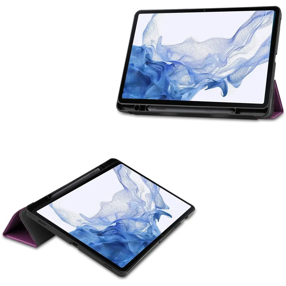 Hurtownia GSM - Bizon Case Tab Lizard Samsung Galaxy Tab S8 / S7 dunkel lila - BIZ1775 - {ean13} - Hurt