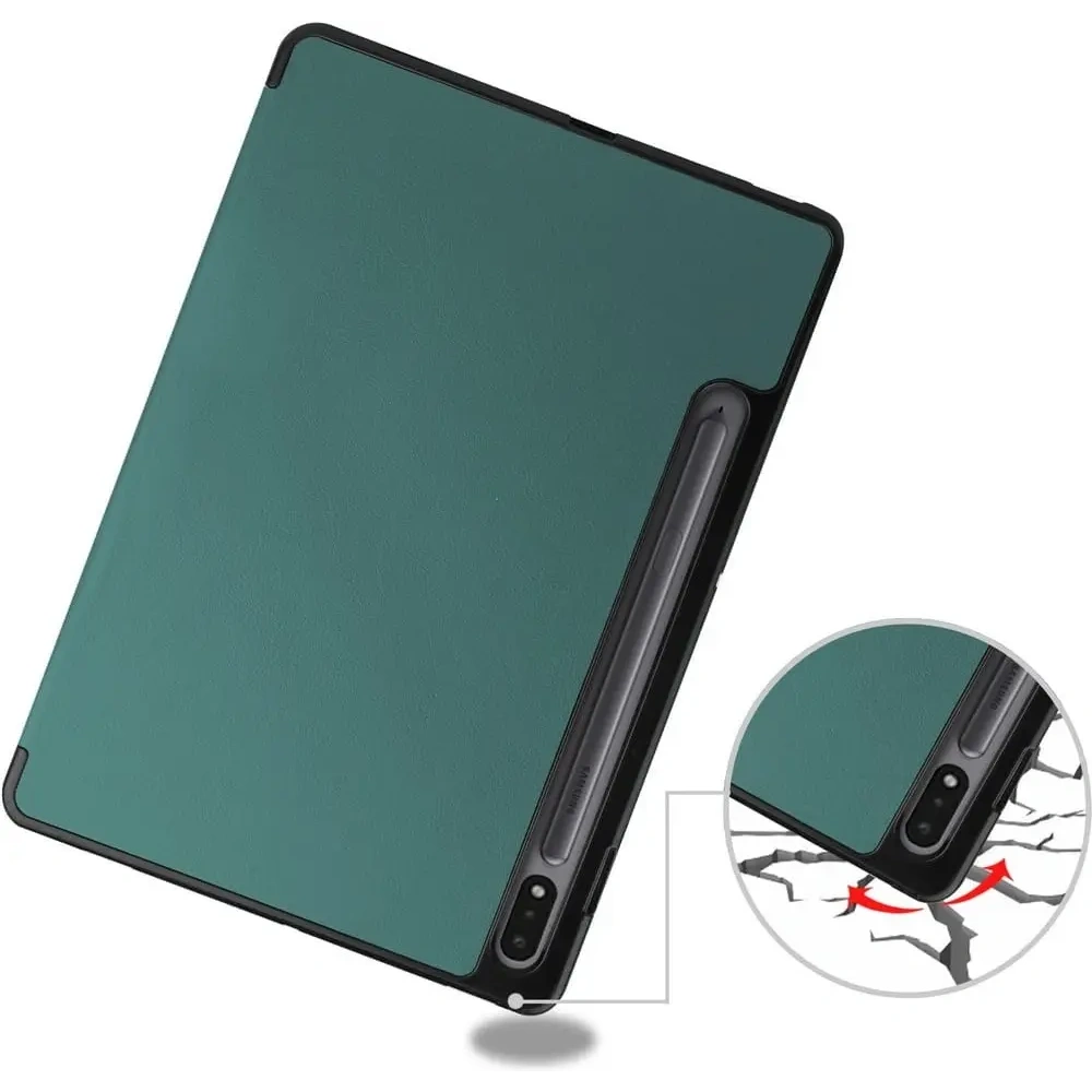 Hurtownia GSM - Bizon Case Tab Lizard Samsung Galaxy Tab S8 / S7 sötétzöld - BIZ1776 - {ean13} - Hurt