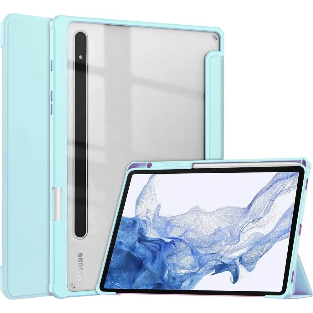 Hurtownia GSM - Bizon Case Tab Átlátszó Matt Samsung Galaxy Tab S8 / S7 kék - BIZ1778 - {ean13} - Hurt