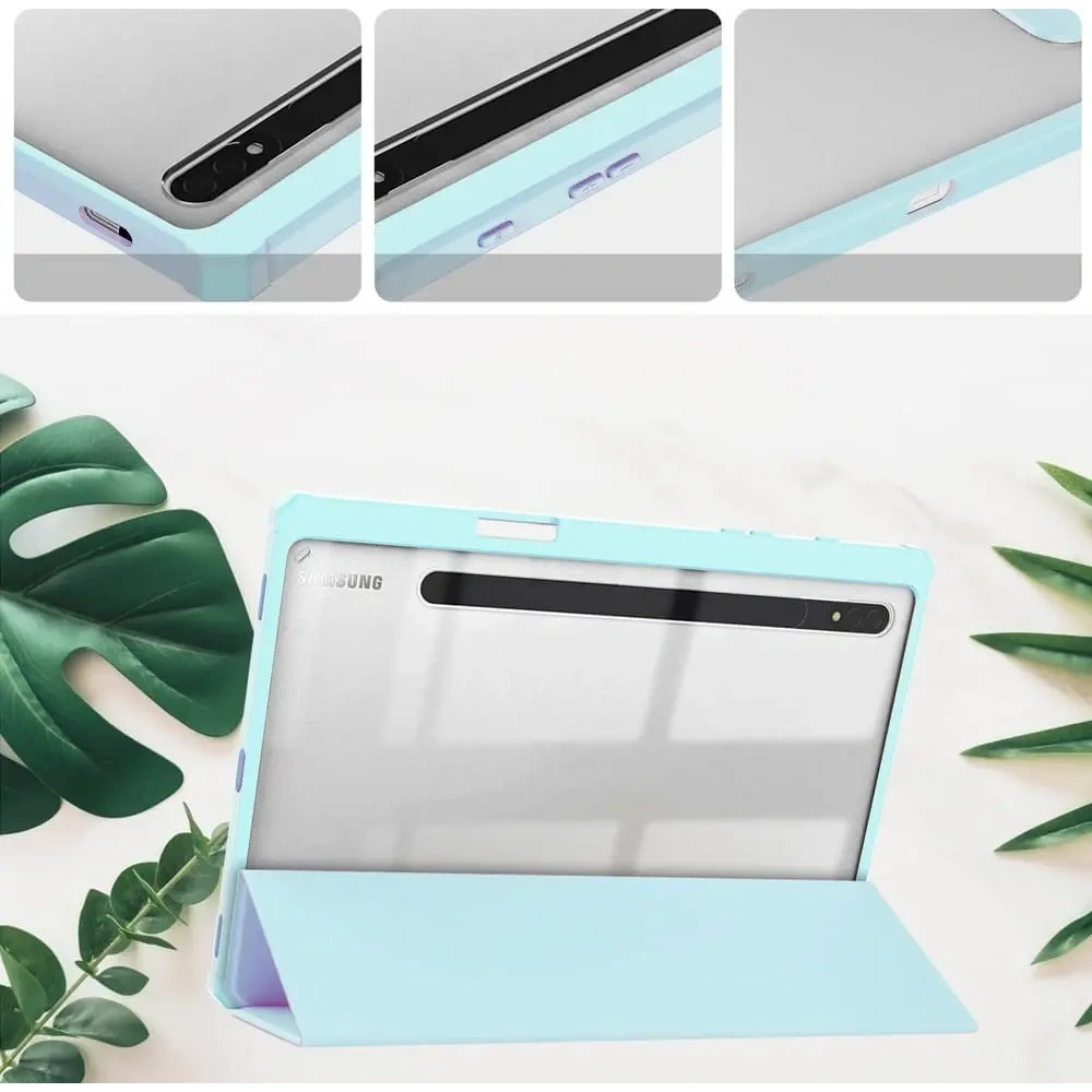 Hurtownia GSM - Etui Bizon Case Tab Clear Matt do Samsung Galaxy Tab S8 / S7 modré - BIZ1778 - {ean13} - Hurt