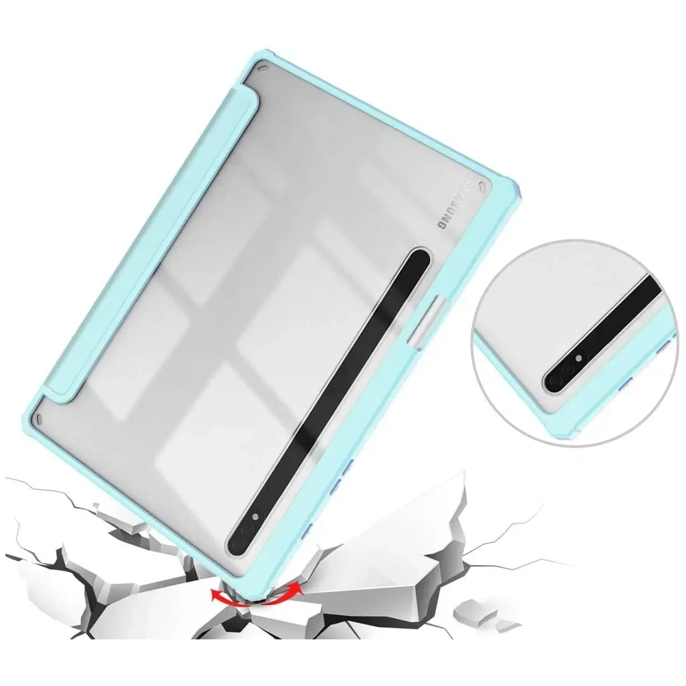 Hurtownia GSM - Bizon Case Tab Átlátszó Matt Samsung Galaxy Tab S8 / S7 kék - BIZ1778 - {ean13} - Hurt