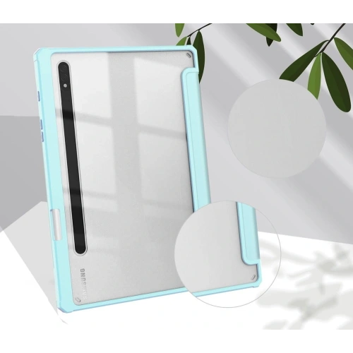 Etui Bizon Case Tab Clear Matt do Samsung Galaxy Tab S8 / S7 błękitne