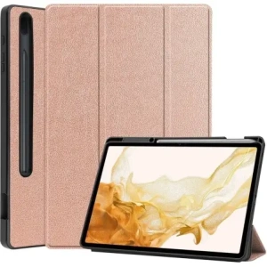 Hurtownia GSM - Bizon Case Tab Lizard Samsung Galaxy Tab S8 Plus / S7 Plus rózsaarany - BIZ1779 - {ean13} - Hurt