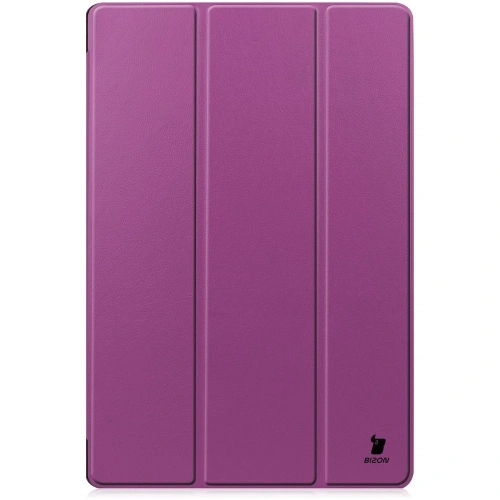 Etui Bizon Case Tab Croc do Samsung Galaxy Tab S8 Plus / S7 Plus ciemnofioletowe