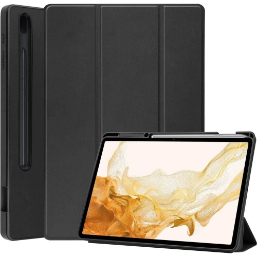 Etui Bizon Case Tab Lizard do Samsung Galaxy Tab S8 Plus / S7 Plus czarne