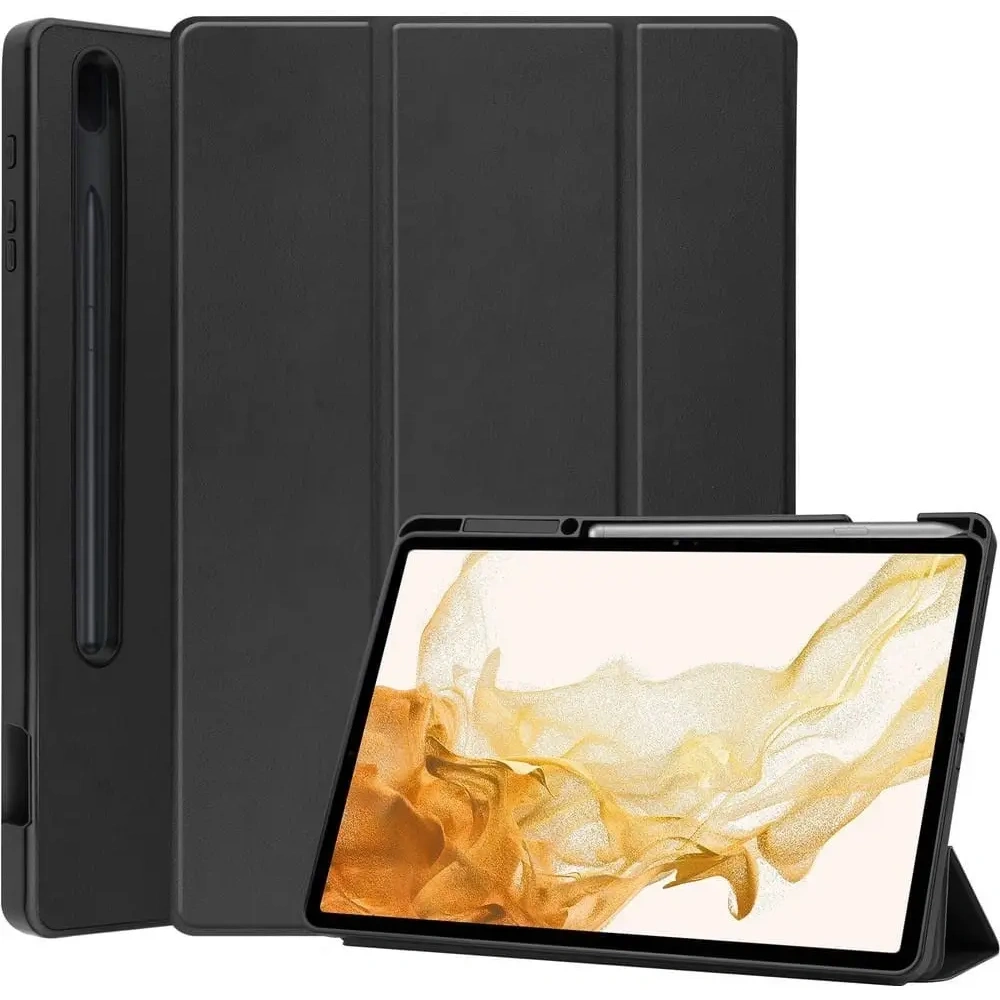 Hurtownia GSM - Etui Bizon Case Tab Lizard do Samsung Galaxy Tab S8 Plus / S7 Plus czarne - BIZ1782 - {ean13} - Hurt