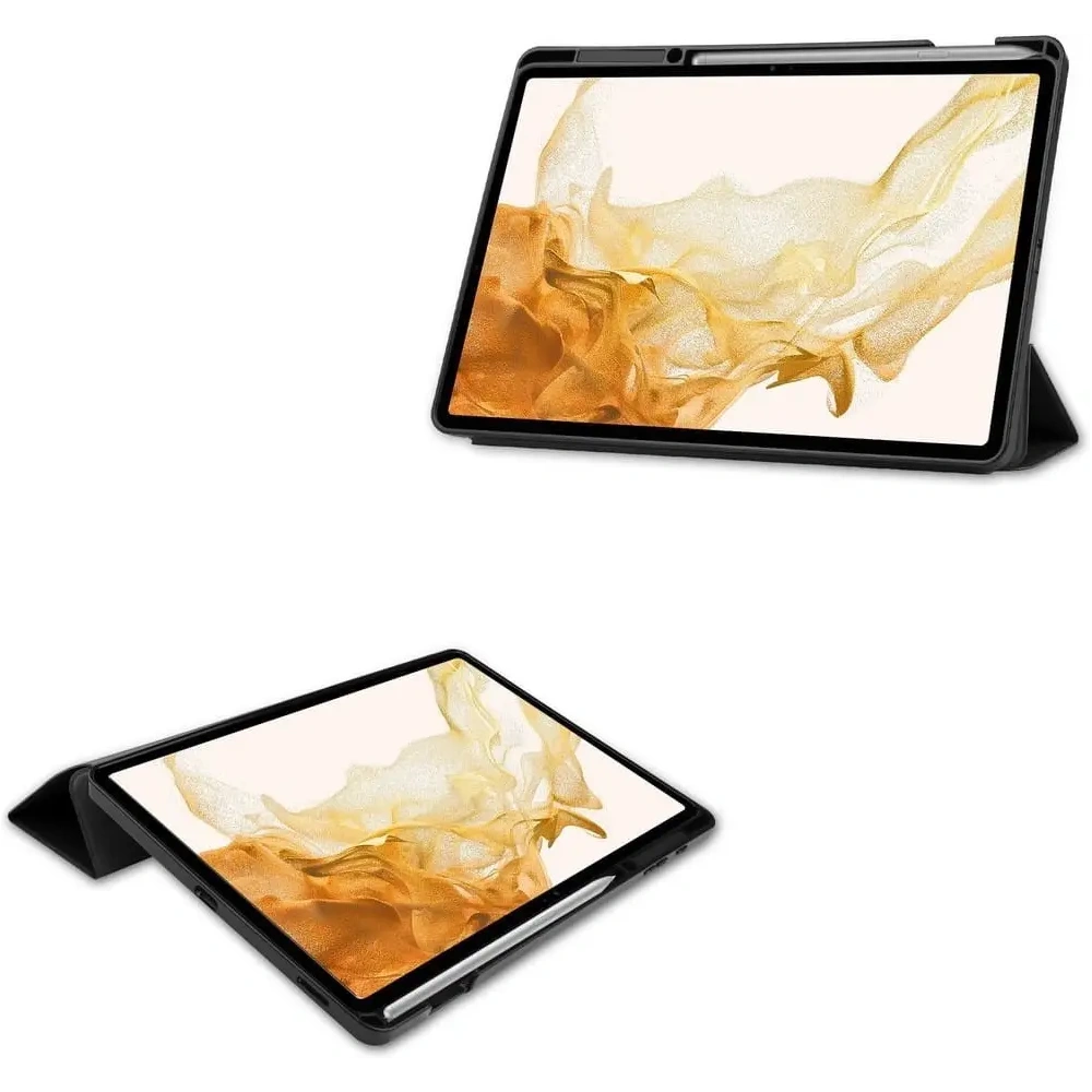 Hurtownia GSM - Etui Bizon Case Tab Lizard do Samsung Galaxy Tab S8 Plus / S7 Plus czarne - BIZ1782 - {ean13} - Hurt