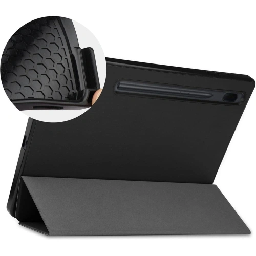 Etui Bizon Case Tab Lizard do Samsung Galaxy Tab S8 Plus / S7 Plus czarne