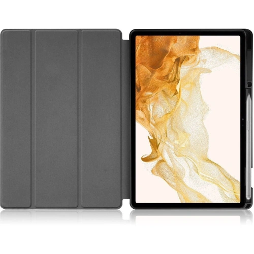 Etui Bizon Case Tab Lizard do Samsung Galaxy Tab S8 Plus / S7 Plus czarne