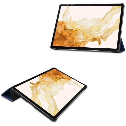 Etui Bizon Case Tab Croc do Samsung Galaxy Tab S8 Plus / S7 Plus granatowe