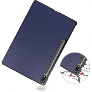 Hurtownia GSM - Bizon Case Tab Croc Samsung Galaxy Tab S8 Plus / S7 Plus albastru închis - BIZ1783 - {ean13} - Hurt
