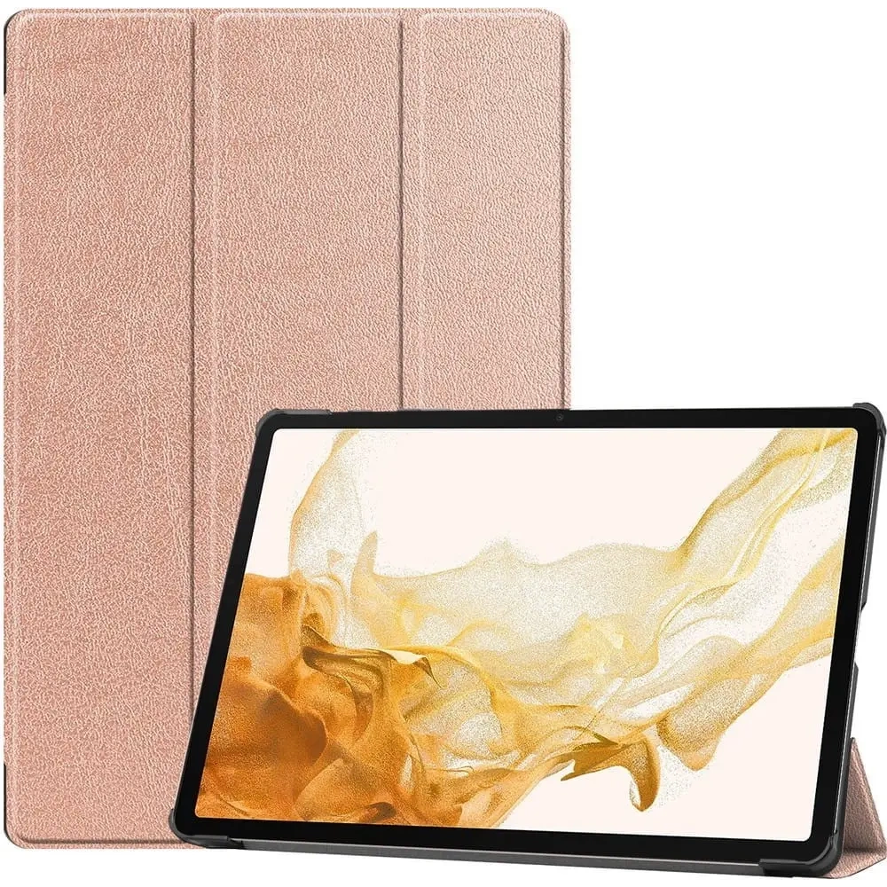 Wholesale Bizon Case Tab Croc Samsung Galaxy Tab S8 Plus / S7 Plus rose gold - BIZ1784 - {ean13} - Hurt