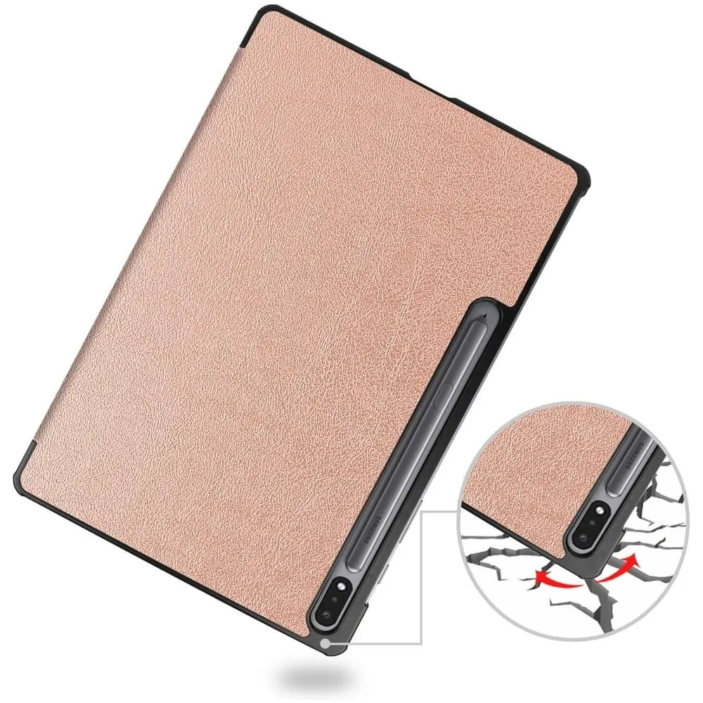 Hurtownia GSM - Bizon Case Tab Croc Samsung Galaxy Tab S8 Plus / S7 Plus rózsaarany - BIZ1784 - {ean13} - Hurt