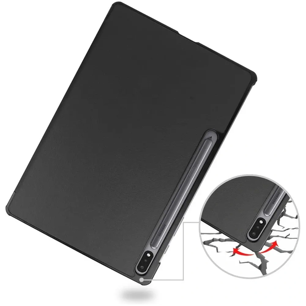 Hurtownia GSM - Bizon Case Tab Croc Samsung Galaxy Tab S8 Plus / S7 Plus fekete - BIZ1785 - {ean13} - Hurt