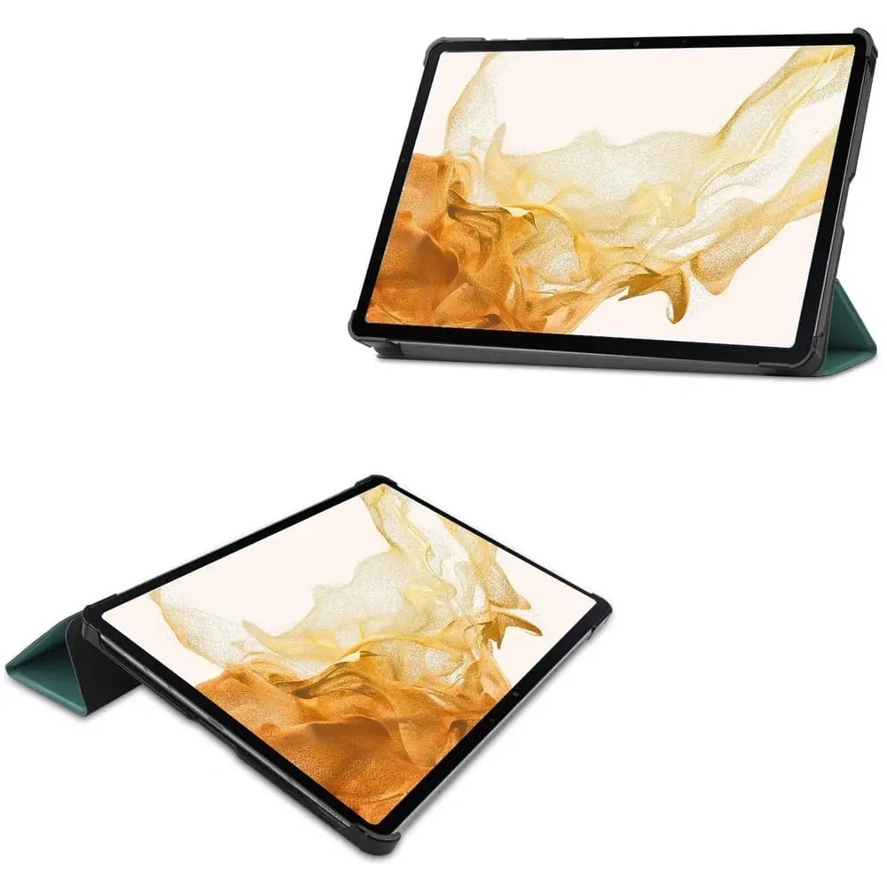 Wholesale Bizon Case Tab Croc Samsung Galaxy Tab S8 Plus / S7 Plus dark green - BIZ1786 - {ean13} - Hurt