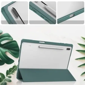 Hurtownia GSM - Bizon Case Tab Clear Matt Samsung Galaxy Tab S8 Plus / S7 Plus / S7 FE verde închis - BIZ1787 - {ean13} - Hurt