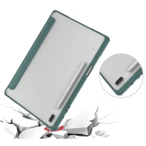 Hurtownia GSM - Bizon Case Tab Clear Matt Samsung Galaxy Tab S8 Plus / S7 Plus / S7 FE verde închis - BIZ1787 - {ean13} - Hurt