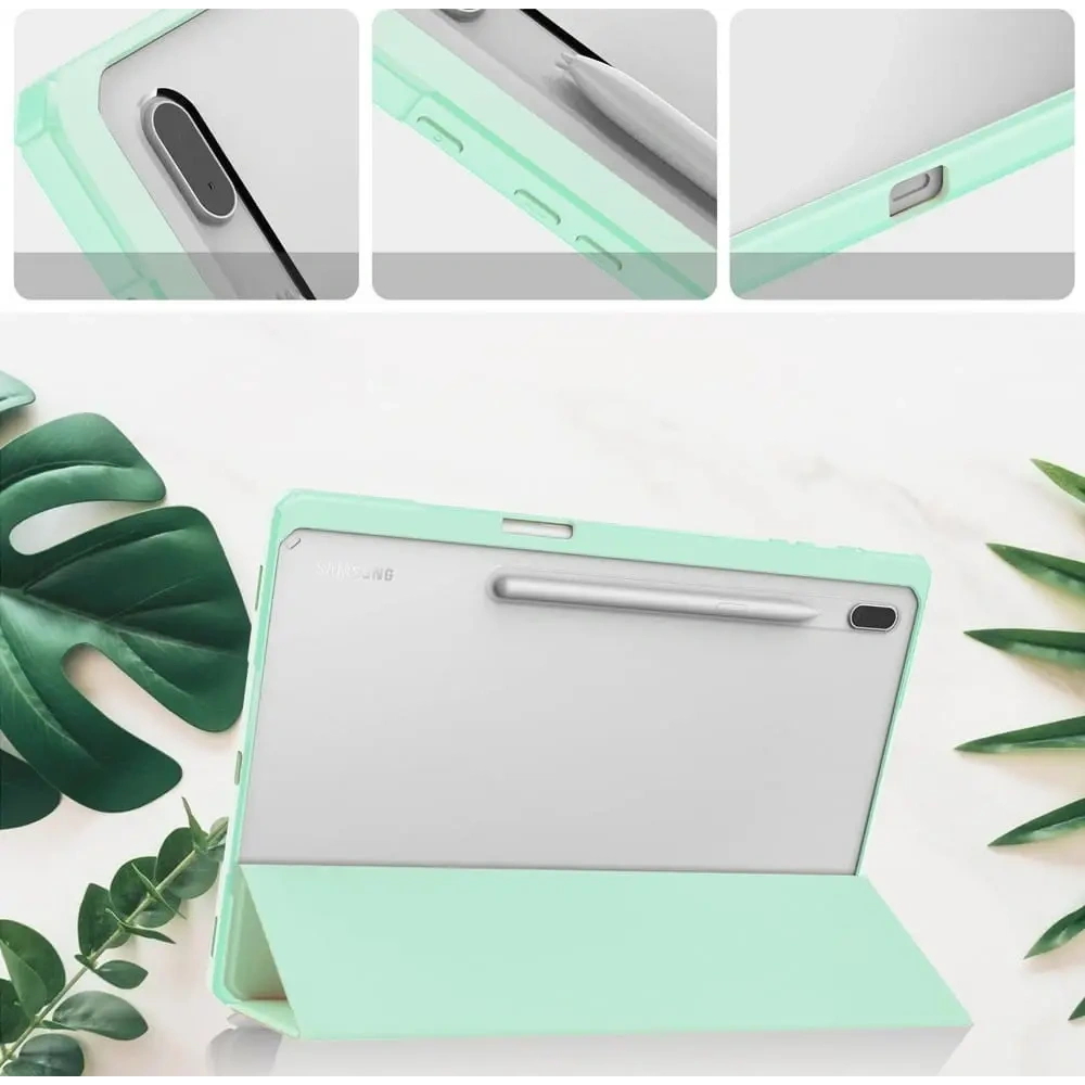 Hurtownia GSM - Bizon Case Tab Clear Matt Samsung Galaxy Tab S8 Plus / S7 Plus / S7 FE mint - BIZ1788 - {ean13} - Hurt