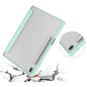 Hurtownia GSM - Caz Bizon Tab Clear Matt Samsung Galaxy Tab S8 Plus / S7 Plus / S7 FE mint - BIZ1788 - {ean13} - Hurt