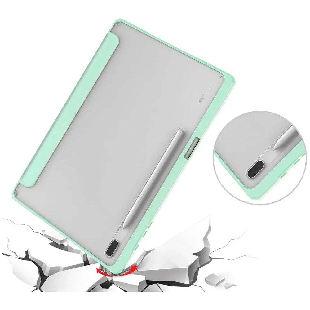 Hurtownia GSM - Bizon Case Tab Clear Matt Samsung Galaxy Tab S8 Plus / S7 Plus / S7 FE mint - BIZ1788 - {ean13} - Hurt