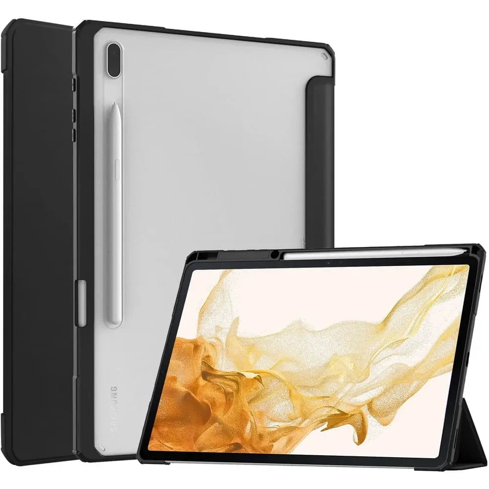 Hurtownia GSM - Bizon Case Tab Clear Matt Samsung Galaxy Tab S8 Plus / S7 Plus / S7 FE schwarz - BIZ1789 - {ean13} - Hurt